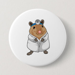 Badge Rond 7,6 Cm Conseiller le Docteur