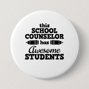 Badge Rond 7,6 Cm Conseiller scolaire enseignant