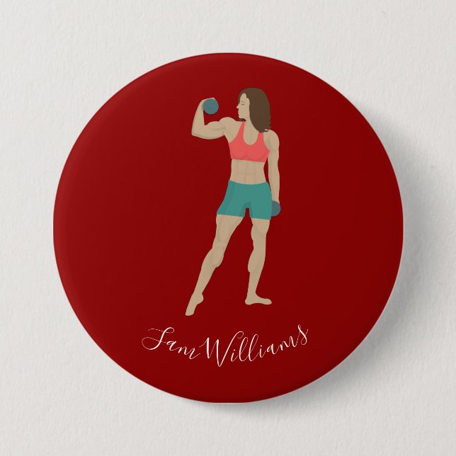 Badge Rond 7,6 Cm Construction du carrosserie (Devant)