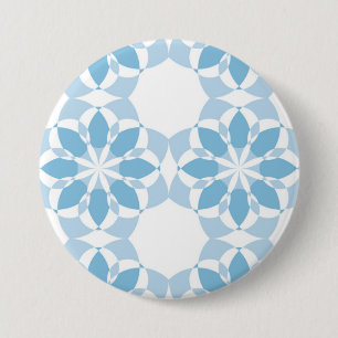 Badge Rond 7,6 Cm Cool, girly, moderne, tendance fleur unique abstra