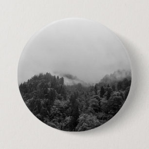 Badge Rond 7,6 Cm Cool, nature brumeuse magique