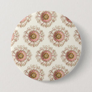 Badge Rond 7,6 Cm Coquillage Vintage moderne
