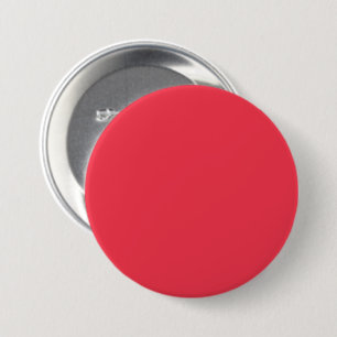 Badge Rond 7,6 Cm Couleur Amaranth Red F4364C - Ajouter Votre Nom Op