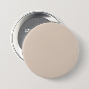 Badge Rond 7,6 Cm Couleur de l'amande E3D2C3 - Option pour ajouter u