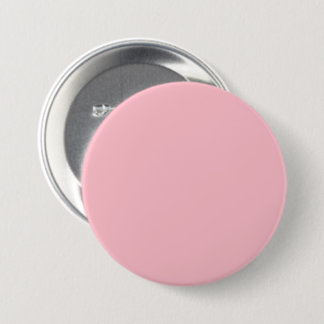 Badge Rond 7,6 Cm Couleur FFC0CB rose - Option pour ajouter un nom