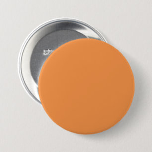 Badge Rond 7,6 Cm Couleur Ginger Orange F7954A - Ajouter Votre Nom O