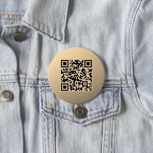 Badge Rond 7,6 Cm Couleur solide de Modèle blanc pur (En situation)