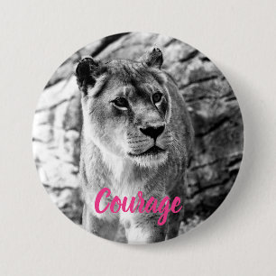 Badge Rond 7,6 Cm Courage - Pin