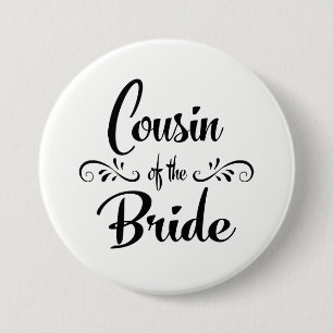 Badge Rond 7,6 Cm Cousin du dîner de répétition de mariage de jeu