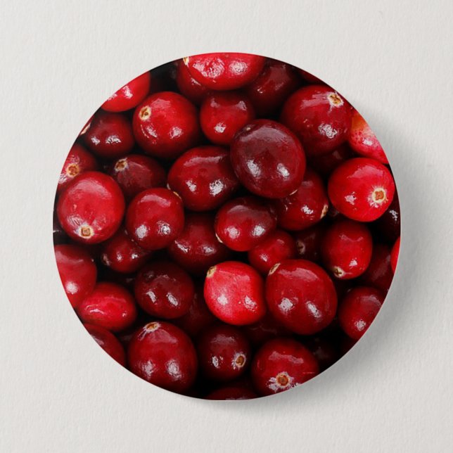 Badge Rond 7,6 Cm Cranberry (Devant)