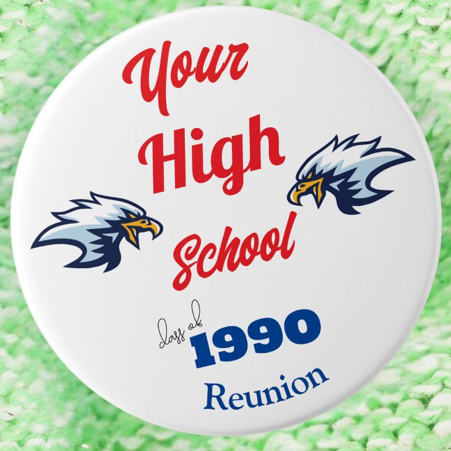 Badge Rond 7,6 Cm Create Your Own Personalized Class Reunion Button (Créateur téléchargé)