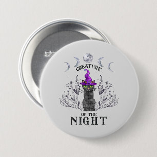 Badge Rond 7,6 Cm Créature de la nuit