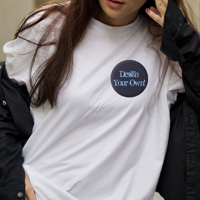 Badge Rond 7,6 Cm Créez votre propre grand bouton rond (Créateur téléchargé)