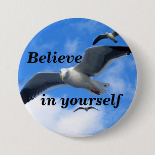 Badge Rond 7,6 Cm Crois_