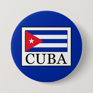 Badge Rond 7,6 Cm Cuba