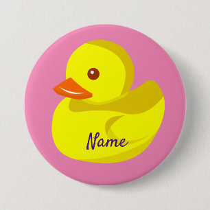 Badge Rond 7,6 Cm Cube Rubber Duck Thunder_Cove
