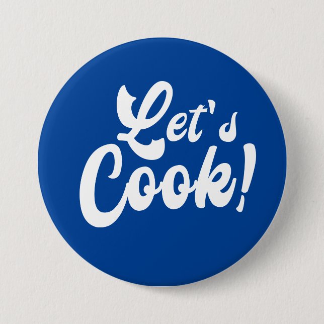 Badge Rond 7,6 Cm Cuisinons (Devant)