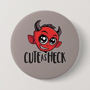 Badge Rond 7,6 Cm Cute