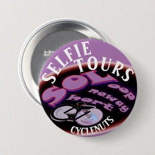 Badge Rond 7,6 Cm CycleNuts SOL Selfie Tours