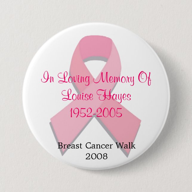 Badge Rond 7,6 Cm Dans la touche mémoire affectueuse (Devant)