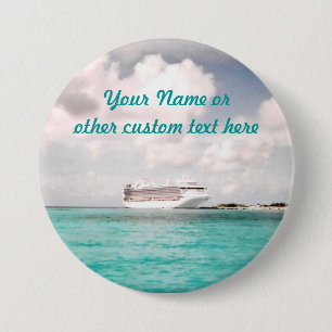 Badge Rond 7,6 Cm Dans le bouton de coutume de port