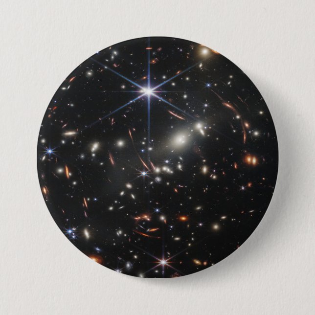 Badge Rond 7,6 Cm Deep Field Galaxies (Devant)