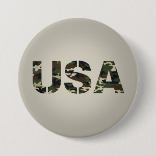 Badge Rond 7,6 Cm Déguisement Militaire USA