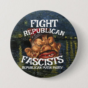 BADGE ROND 7,6 CM DÉMOCRATE CCC WPA LIBÉRAL PRÉSIDENT POLITIQUE 2026