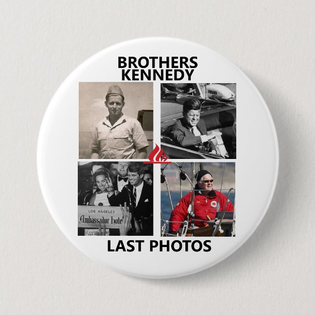 Badge Rond 7,6 Cm Dernières photos de Kennedy Brothers (Devant)