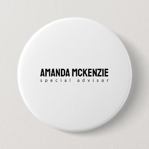 Badge Rond 7,6 Cm Design unique créatif minimaliste tendance