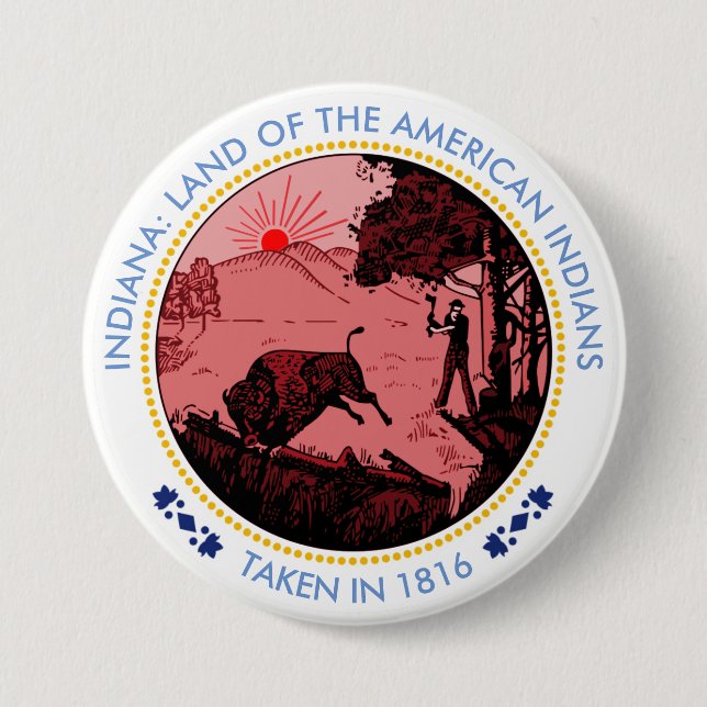 Badge Rond 7,6 Cm Destin scellé (Devant)