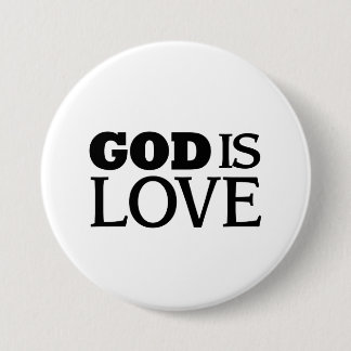 Badge Rond 7,6 Cm Dieu est amour