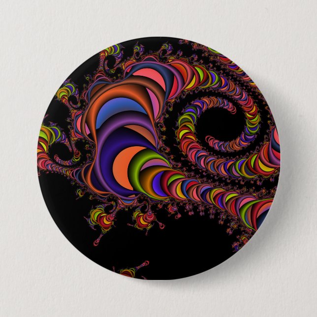 Badge Rond 7,6 Cm Digitalwurm (Devant)