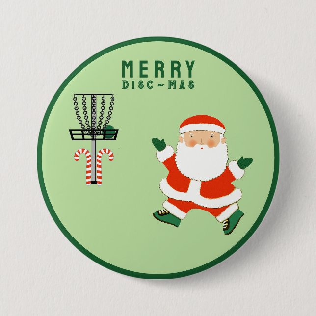 Badge Rond 7,6 Cm Disque Golf Stocking Stuffers (Devant)