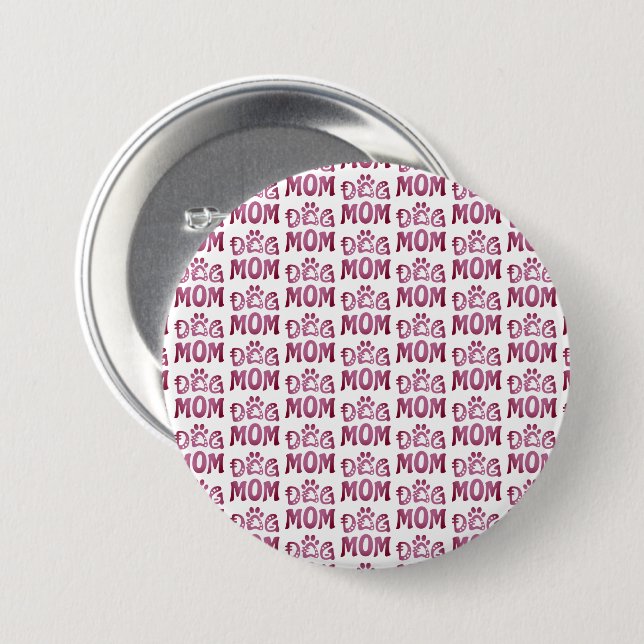 Badge Rond 7,6 Cm Dog (Devant & derrière)