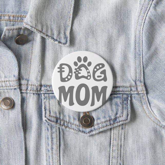 Badge Rond 7,6 Cm Dog (En situation)