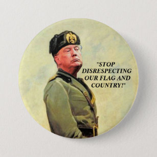 Badge Rond 7,6 Cm Donald Trump : Notre petit dictateur