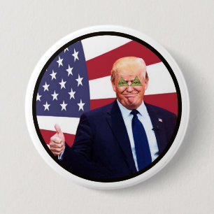 Badge Rond 7,6 Cm Donald Trump : Trump Trilatéral