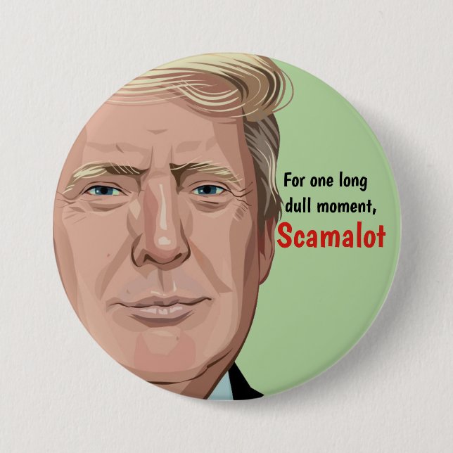 Badge Rond 7,6 Cm Donald Trump, votre pas Jack Kennedy (Devant)