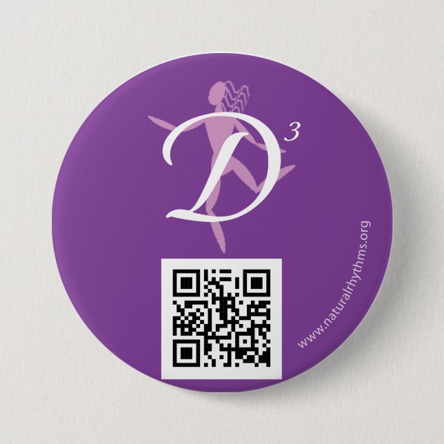 Badge Rond 7,6 Cm Dose quotidienne de bouton de danse (Devant)