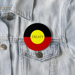 Badge Rond 7,6 Cm drapeau aborigène d'Australie 