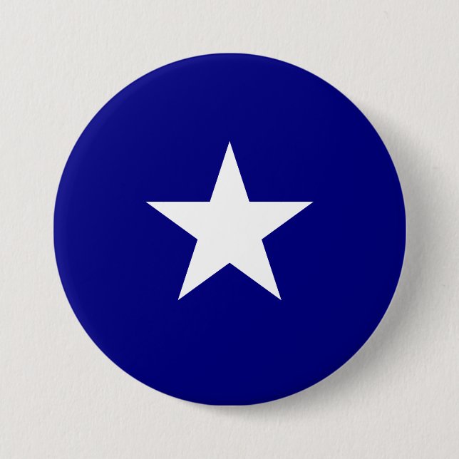 Badge Rond 7,6 Cm Drapeau bleu Bonnie (Devant)