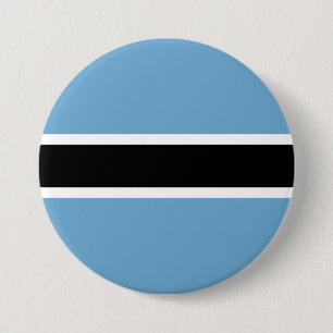Badge Rond 7,6 Cm Drapeau botswanais (Botswana)
