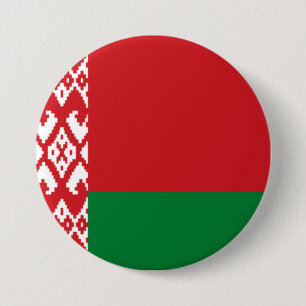 Badge Rond 7,6 Cm Drapeau de Biélorussie
