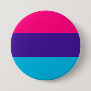 Badge Rond 7,6 Cm Drapeau de fierté androgyne