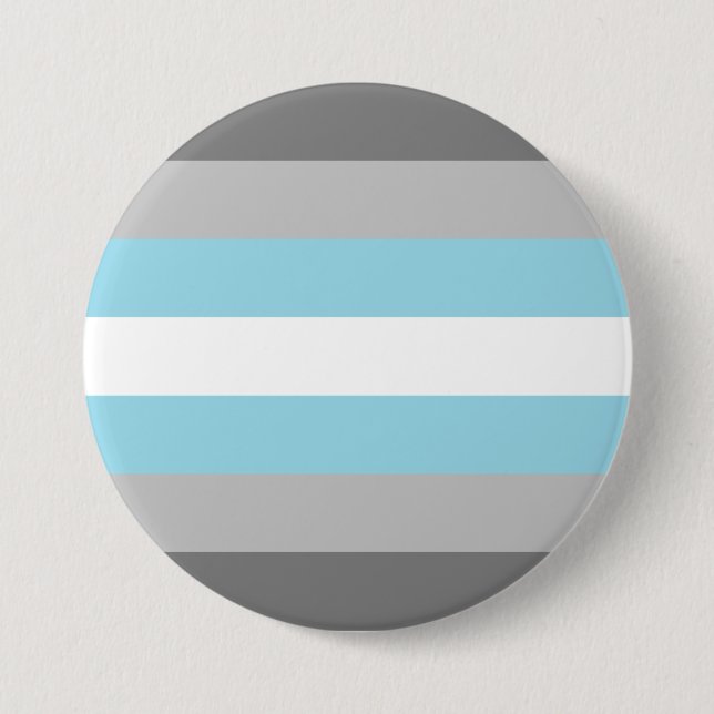 Badge Rond 7,6 Cm Drapeau de fierté demiboy (Devant)