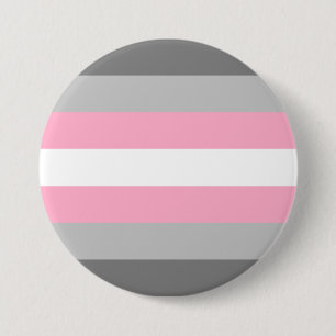 Badge Rond 7,6 Cm Drapeau de fierté demifille