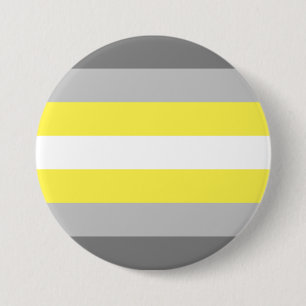 Badge Rond 7,6 Cm Drapeau de fierté demigender