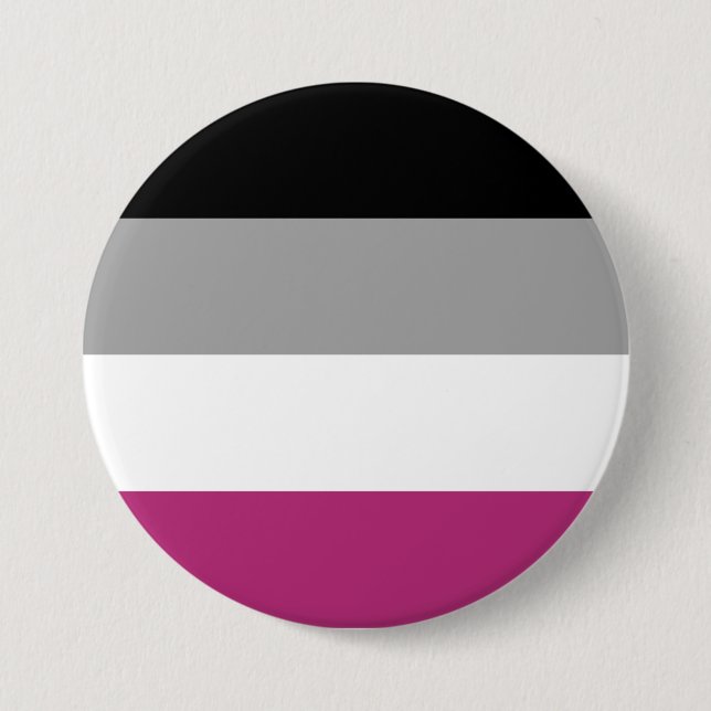Badge Rond 7,6 Cm Drapeau de fierté gynéphile (Devant)