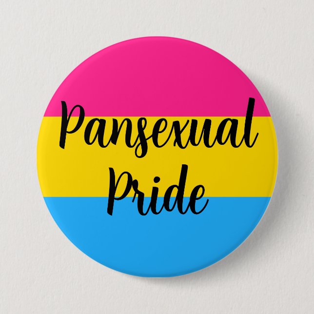 Badge Rond 7,6 Cm Drapeau de la fierté transexuelle avec message (Devant)